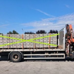 foto Eur4 MB valník 8.5m +HR jeřáb 16tm/12m Mercedes Axor 1824