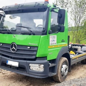 foto málo jetý 16t MB kontejner hák nosič Atego Mercedes 1530