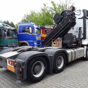 foto 6x4 MB tahač+HR Hiab, Mercedes Arocs