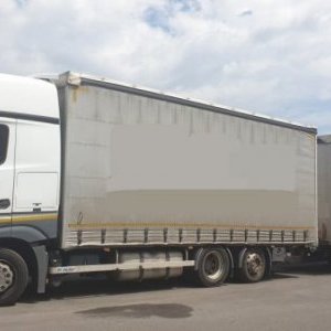 foto 44t/15.6m low jumbo MB 6x2+ Panav 18t přívěs tandem Mercedes Actros 2542