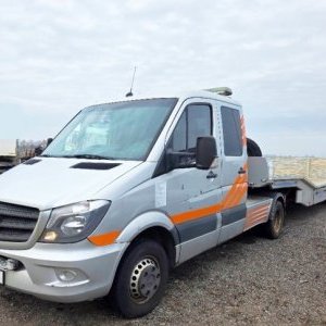 foto 3.5t/8.75t na10.6m podval ŘP-B souprava MB Sprinter tahač 6míst odtah přepravník