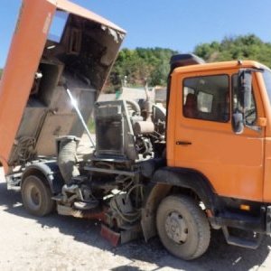 foto 9.5t/4.5m3 MB zameták Bucher Mercedes 917 EcoPower