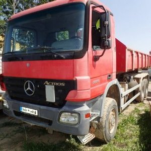 foto 6x6 hák MB 3336 Actros Mercedes kontejner