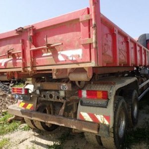 foto 6x6 hák MB 3336 Actros Mercedes kontejner